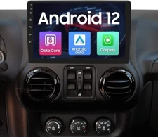 6+128G For 2007-2017 Jeep Wrangler JK Carplay Android14 Car Stereo Radio GPS DSP