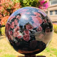 13.57LB Natural Astrophyllite Quartz Crystal"Fireworks Stone"The Ball Heals 1075