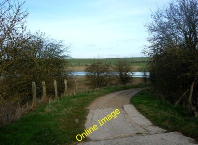 Foto 6x4 Blick von der Brücke der Überschwemmungen bei Blewbury Down Compton \/SU5280 c2014