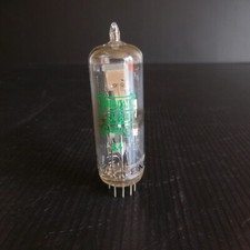 Lampe tube poste radio vintage culot NOVAL EM84 MINIWATT œil magique N5193