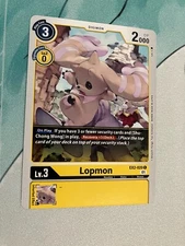Lopmon EX2-020 C Digimon CCG | Digital Hazard Near Mint