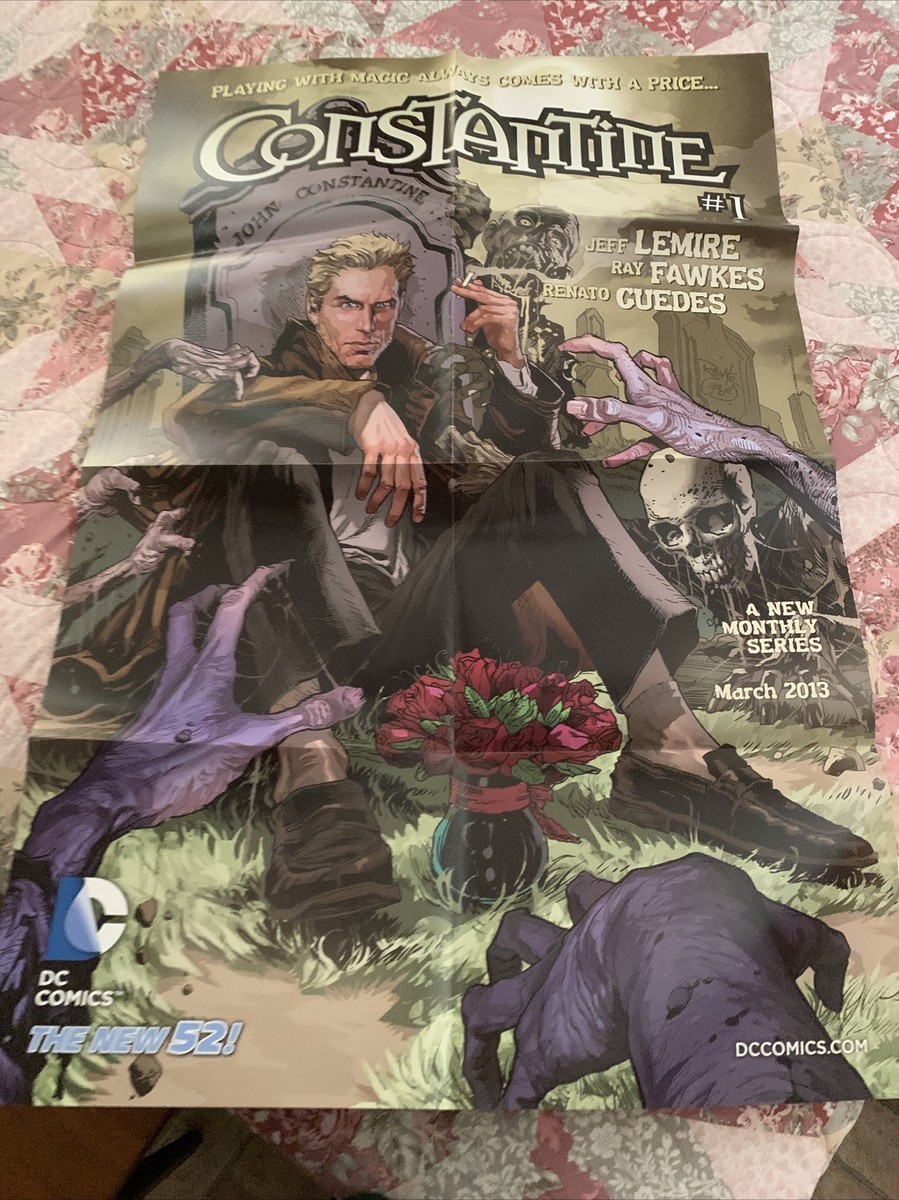 Constantine DC Character Comic Book Store Promo 22x34 Poster 2013