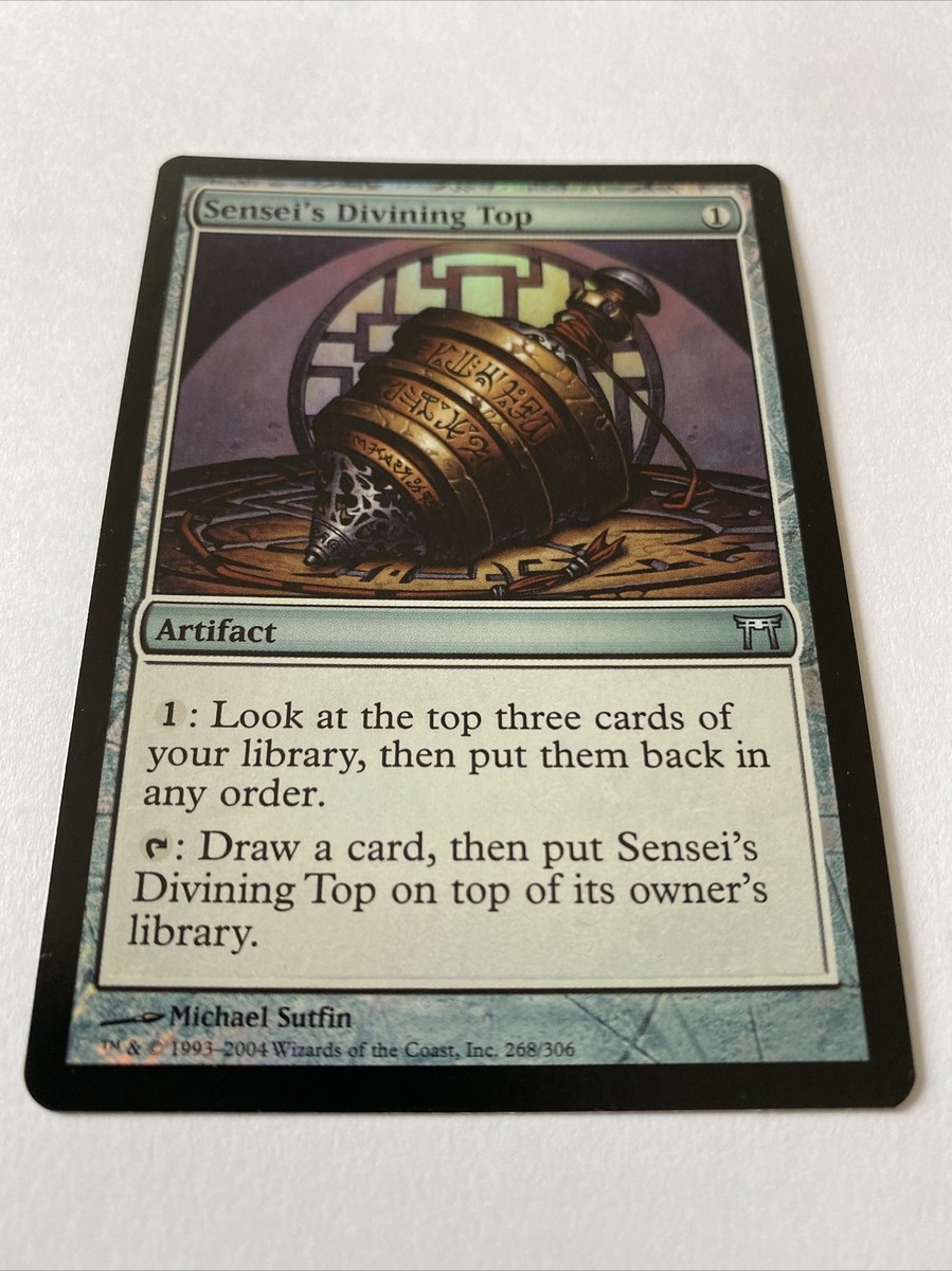 MTG Sensei's Divining Top FOIL Champions of Kamigawa NM MTG Sensei's Divining Top FOIL Champions of Kamigawa NM