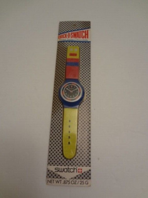 Vintage Swatch CHOCK-O-SWATCH Finest Swiss Chocolate .875oz Klaus Extremely RARE