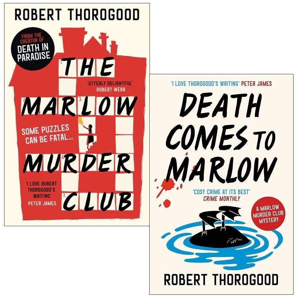 The Marlow Murder Club Series Collection 2 Books Set By Robert Thorogood
