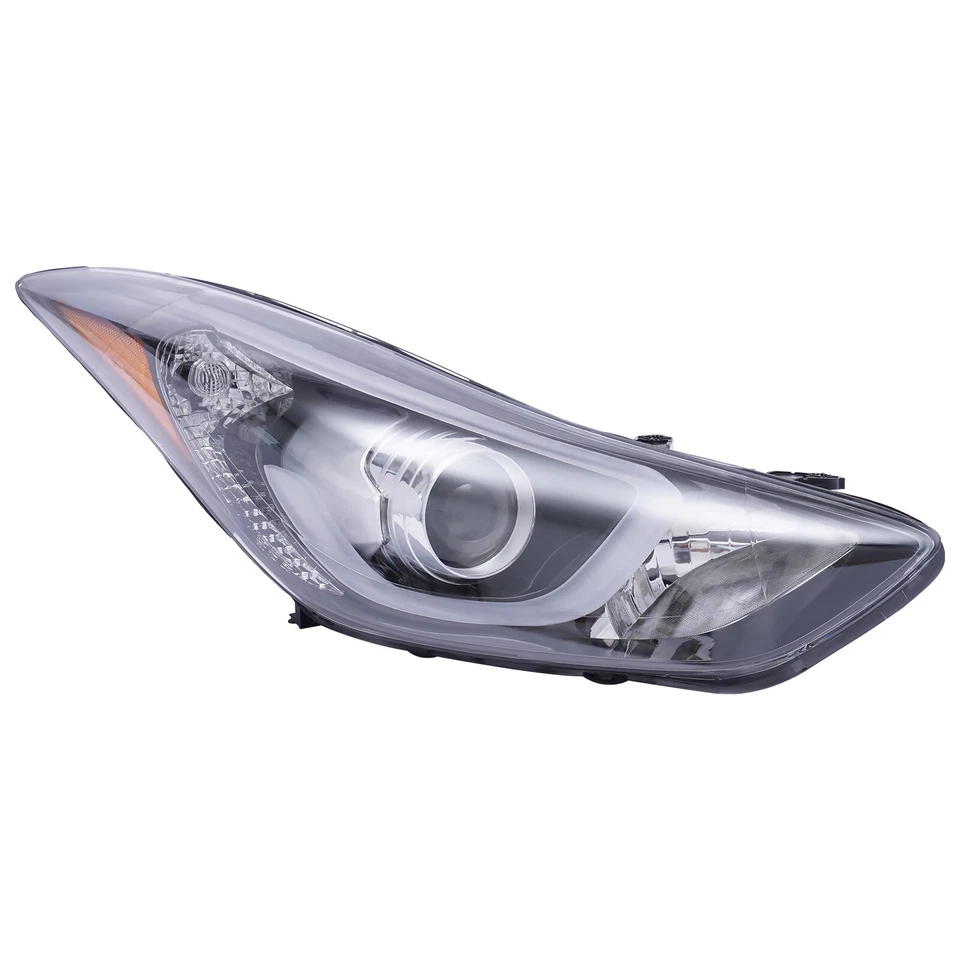 RH LED Headlight For Hyundai Elantra 2014 2015 2016 LED DRL Projector Light - Imagem 3 de 4