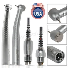 KAV Style Dental Fiber Optic LED High Speed Handpiece /Quick Coupler 4/6 Holes