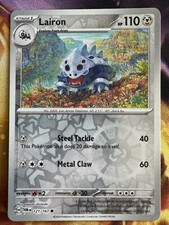 Pokémon TCG Lairon SV06: Twilight Masquerade 121/167 Reverse Holo Common