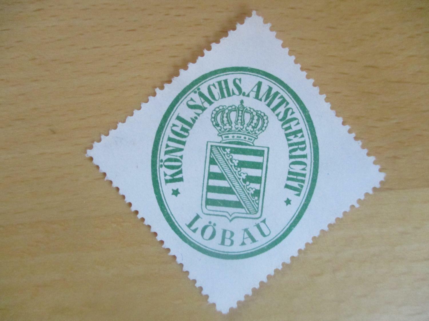 (33209) Znak pieczęci - Amtsgericht Löbau