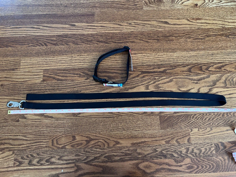Coastal Nylon Dog Lead and large Collar, Black