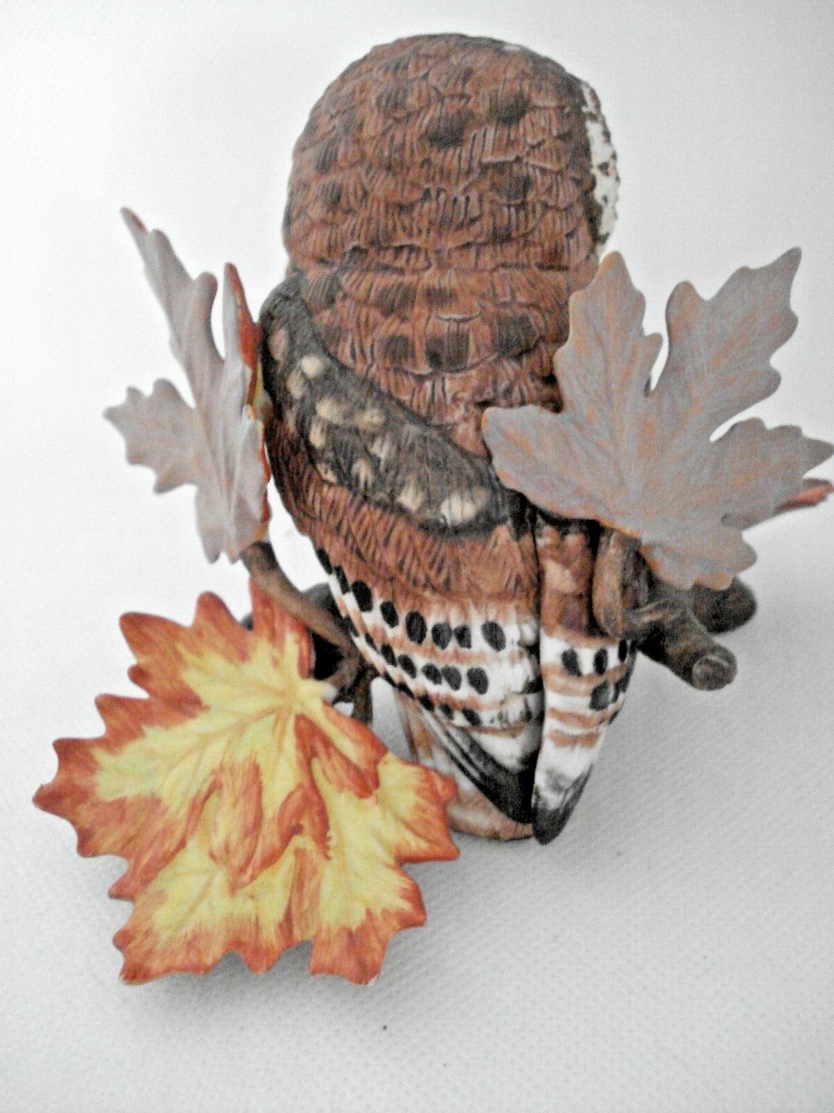 Lenox Garden Bird Sculpture Collection Fine Porcelain Saw Whet Owl