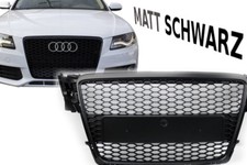 matt Schwarz kühlergrill Passend für AUDI a4 allroad avant wabengrill front stoß