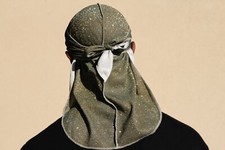 Silky Satin Durag Unisex Wave Cap Hat Doo Rag Biker Smooth Head Wrap Reflective