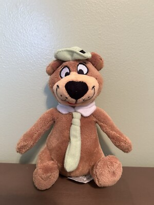 Mini Yogi Bear Plush Stuffed Animal Hanna Barbera Cartoon Toy