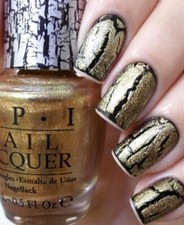 OPI NAIL LACQUER NL E60 GOLD SHATTER 15mL/ 0.5 oz FREE SHIPPING RARE