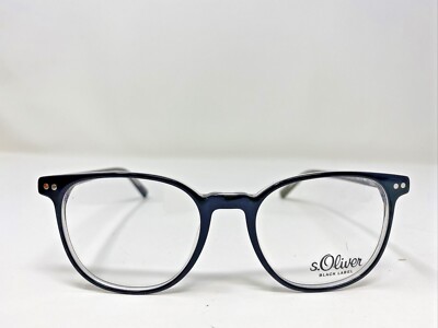 S. Oliver Eyeglasses Frames 94699 50-18-145 Black Full Rim CL00