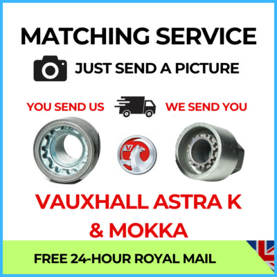 VAUXHALL Astra K & Mokka Radmutter Bolzen Schlüssel Sicherheit Verriegelung Master Entferner Schlüssel