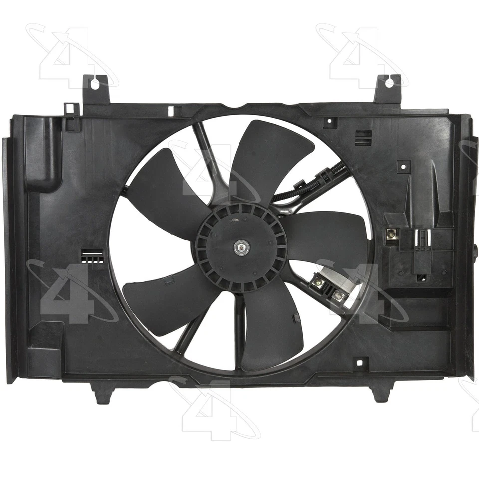 Para 2007-2011 Nissan Versa conjunto de ventilador de refrigeração do motor 4 estações 2008 2009 2010 - Imagem 3 de 4