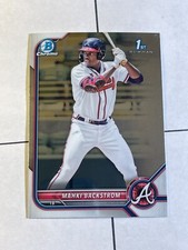 Mahki Backstrom 2022 Bowman Chrome Prospect #BCP-121 Atlanta Braves