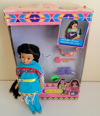 Vintage Kid Kore Native American Heartland Doll Dancing Brook 1994 Indian in Box