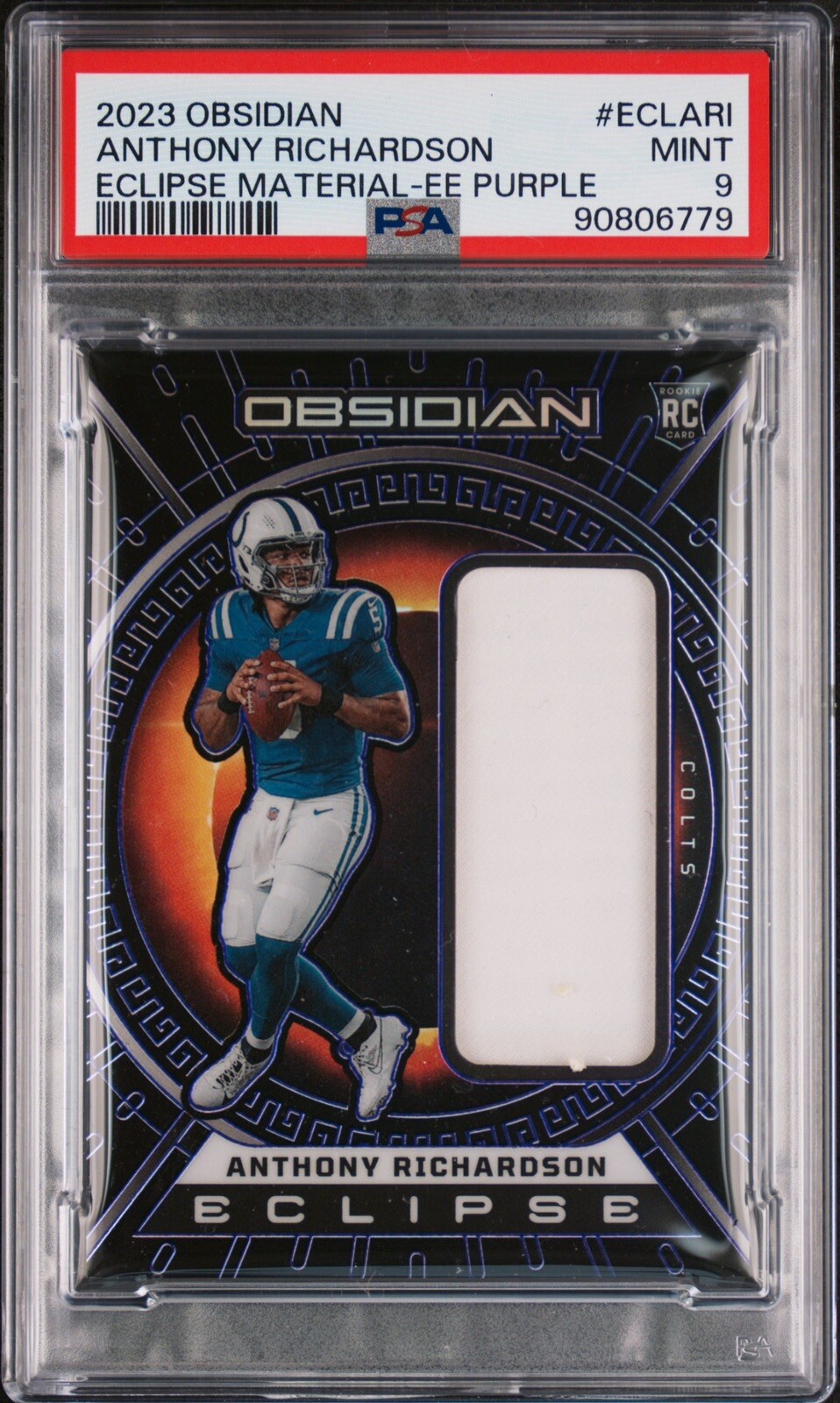 Anthony Richardson Panini Obsidian Eclipse Materials #ECLARI Base