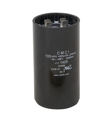 CMCI U17-1425, CD60B, 105-126 MFD, 270V, 50/60HZ, AC Motor Start