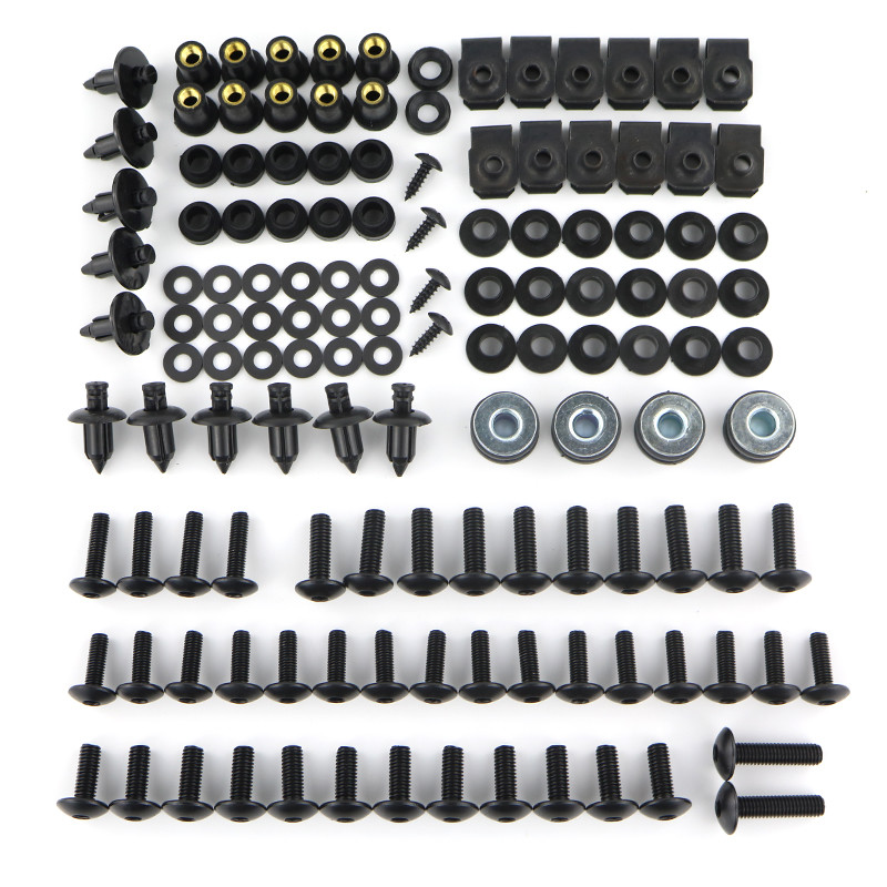 Motorcycle Steel Complete Fairing Bolts Kit Bodywork Screws Nuts Fit For SUZUKI