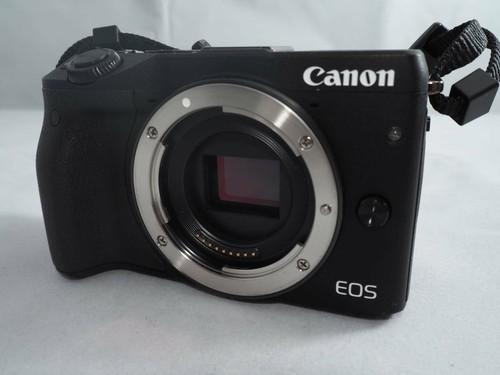 Excellent Canon EOS M3 24.2` Mirrorless Camera Body Charger Battery Black - Picture 5 of 5