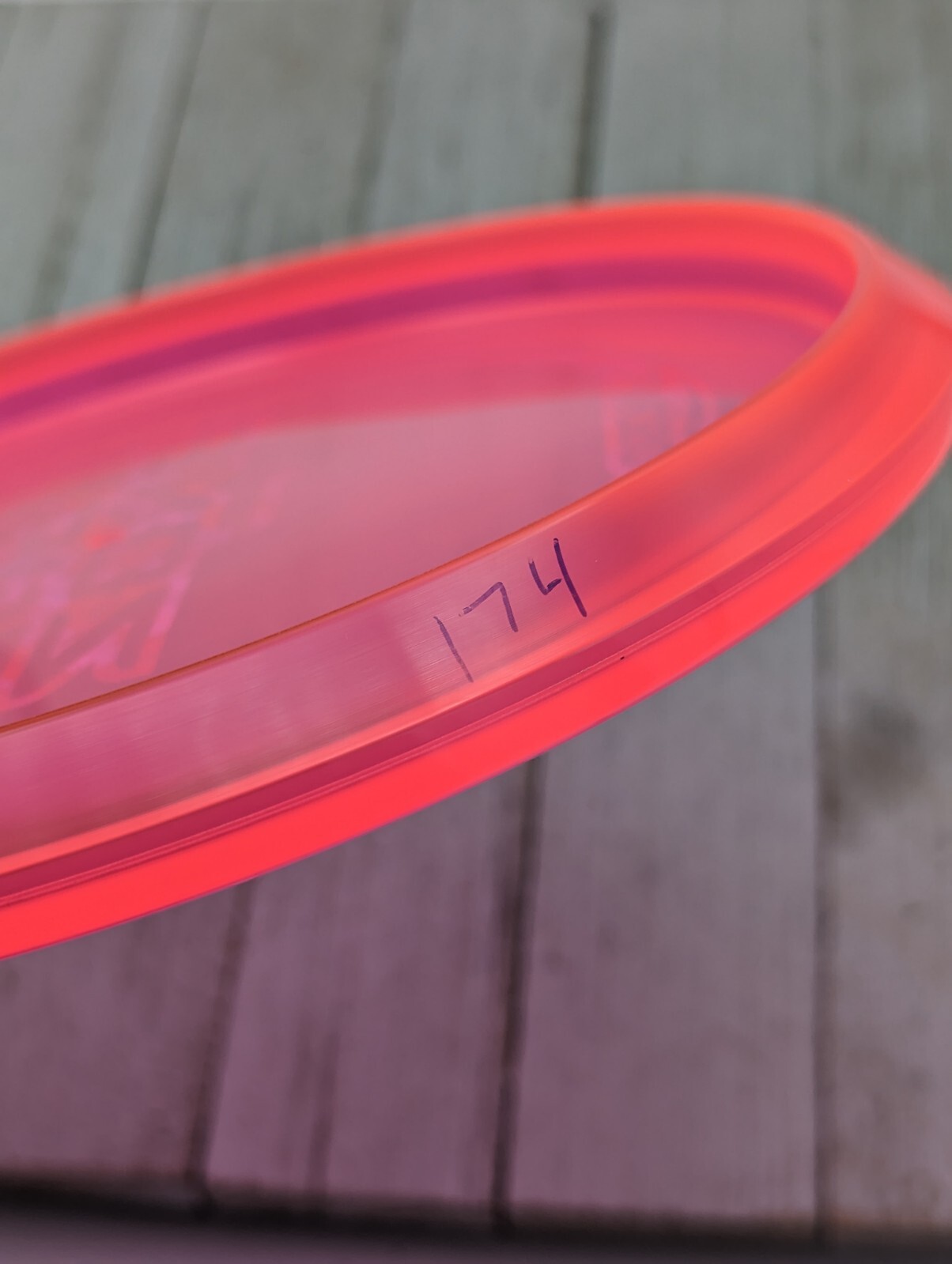 New Discraft First Run Z-Line Zone OS Golf Disc 174 Grams FLOWER Stamp