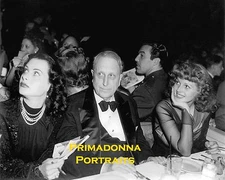 WILLIAM RANDOLPH HEARST RITA HAYWORTH & HEDY LAMARR 8x10 Lab Photo Rare Portrait