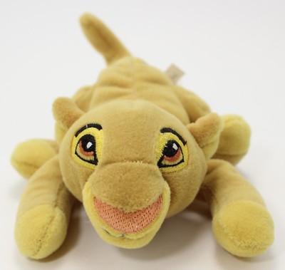 Disney Store Simba Beanie Plush The Lion King 6''