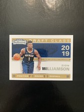 2019-20 Panini Contenders Basketball Zion Williamson Rookie Draft Class of 2019