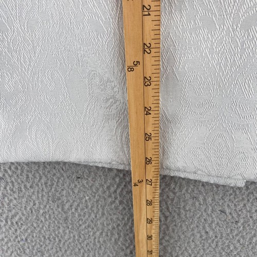 Le Suit Skirt Womens 8 Cool Ivory Tonal Scroll Below Knee Straight Pencil Office - Picture 7 of 11