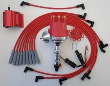 Small Cap Buick Nailhead 401 425 Red Hei Distributor 50000 Coil Plug Wires