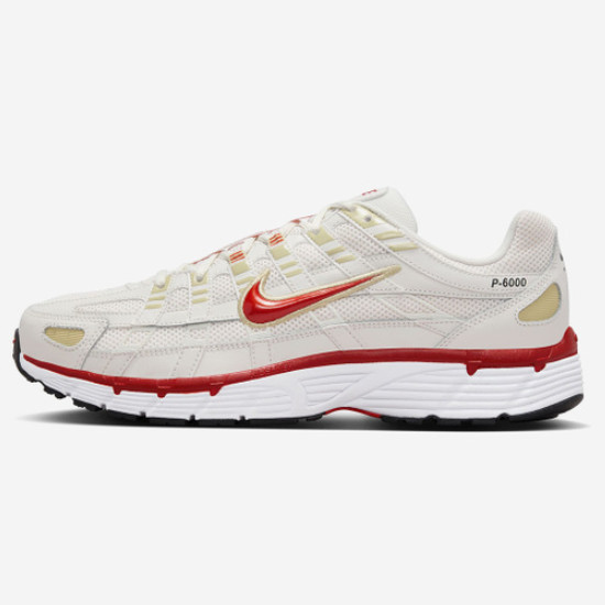 Кроссовки Nike P-6000 цвета слоновой кости/красный (CD6404-015) Доставлены в кратчайшие сроки