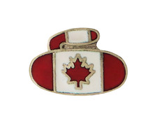 Canada Curling Stone Pin Badge