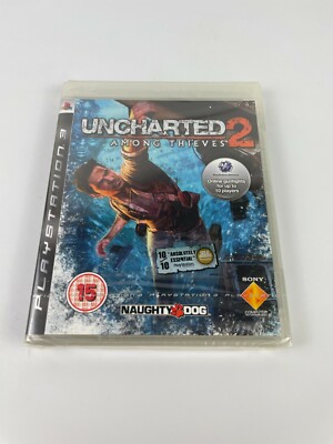 PS3 Uncharted 2 Among Thieves, UK Pal, Brandneu & Factory Sealed **lose Disc**