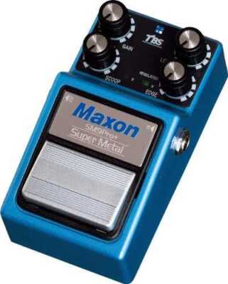 Maxon SM9Pro+ Super Metal Guitar Effects Pedal Distortion True Bypass Switching