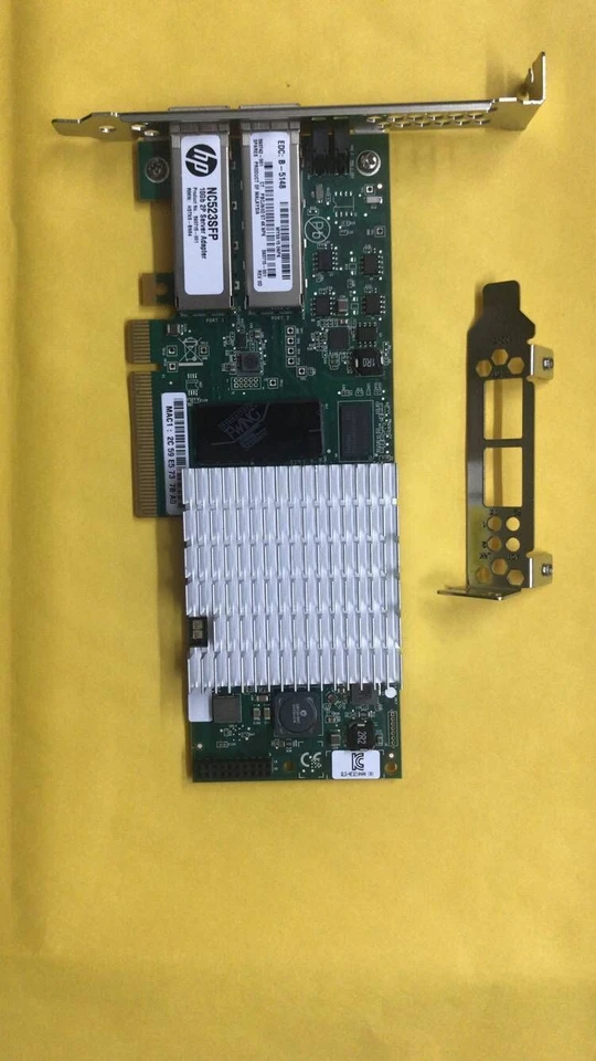 HP NC523SFP Dual Port 10GbE 593717-B21 593742-001 593715-001 PCIe Server Adapter - Image 2 of 3