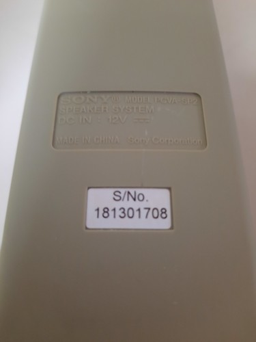 Sony Computer Speakers - Afbeelding 6 van 9