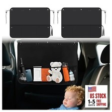 2PCS Rear Car Window Shade for Baby,Foldable Rear Window Shade for Baby in Car