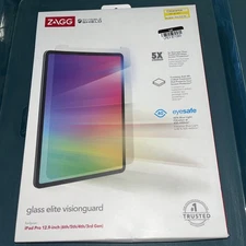ZAGG InvisibleShield Glass Elite VisionGuard Screen Protector iPad Pro 12.9" 3-6