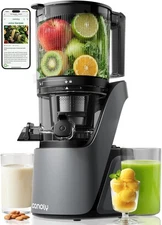 Canoly C16 Cold Press Juicer, 6" Extra Wide Feed Chute, 3-IN-1 Strainers (Juice
