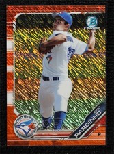 2019 Bowman Chrome Prospects Orange Shimmer Refractor 14/25 Eric Pardinho 0jd0