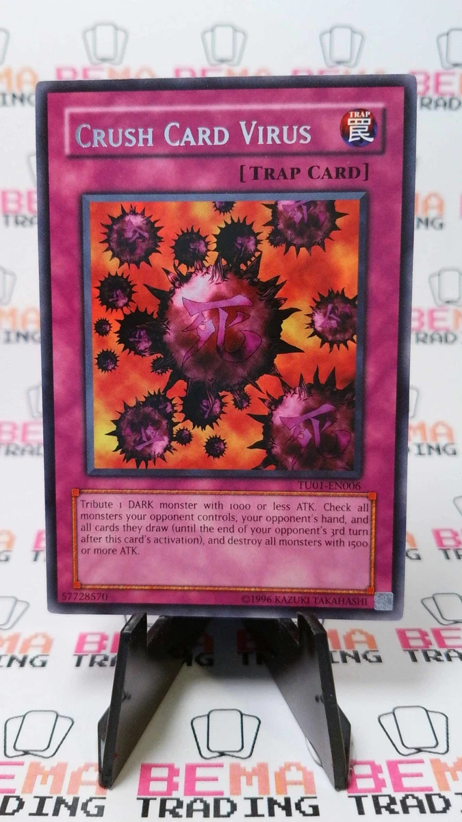 Las mejores ofertas en Virus de la tarjeta de Aplastamiento raro Yu-Gi-Oh!  TCG Tarjetas Individuales de juego de cartas de Coleccin | eBay
