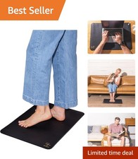 Luxurious 24"x16" Grounding Mat for Sleep and Desk Use - Conductive Carbon