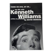 Kenneth Williams David Benson Theatre Programme Signed Autograph Vintage 1990s