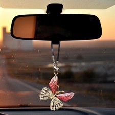 Bling Butterfly Diamond Car , Crystal Butterfly Car Decorations, Personalized...