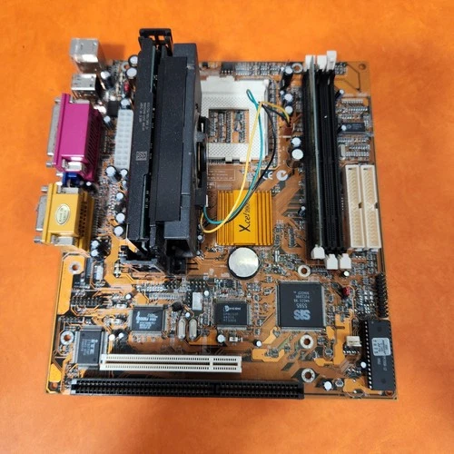 VTG ECS P6SET SLOT 1 Motherboard + Intel Pentium III 3 + Spectek 64MB SDRAM *