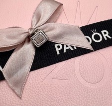 Genuine Pandora Eau De Pandora pave Perfume Bottle charm Silver S925 ALE VGC